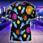 Bowling Art All Over Printed Unisex Shirt