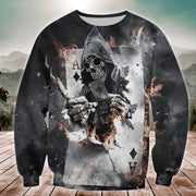 Skull Poker All Over Printed Unisex Shirt Q050512
