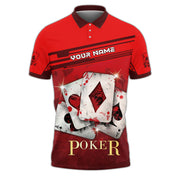 Personalized Name Poker Q13 All Over Printed Unisex Shirt