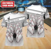 Personalized Name Bowling Q17 All Over Printed Unisex Shirt