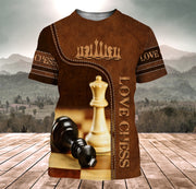 Personalized Name Love Chess Q2 All Over Printed Unisex Shirt