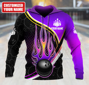 Personalized Name Bowling Q38 All Over Printed Unisex Shirt
