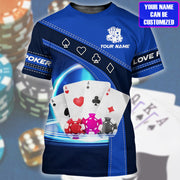 Personalized Name Poker Q42 All Over Printed Unisex Shirt