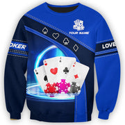 Personalized Name Poker Q42 All Over Printed Unisex Shirt