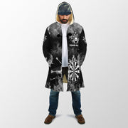 Personalized Name Black Darts Fire Hooded Cloak Q210912