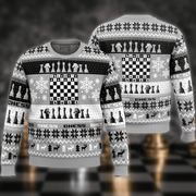 Chess Q2 Ugly Christmas Sweater , Unisex Wool Sweater Q141102