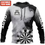 Personalized Name Black Darts Wings All Over Printed Unisex Shirt Q050902