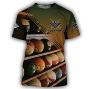 Personalized Name Billiard AK3 All Over Printed Unisex Shirt