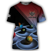 Personalized Name Billiard AK7 All Over Printed Unisex Shirt