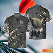 Darts Wolf Scratch Personalized Name 3D Hawaii Shirt For Darts Player S070706