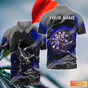 Dartboard Scorpion Personalized Name 3D Shirt For Darts Player 260915