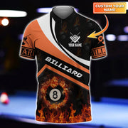 Personalized Name Billiard AK34 All Over Printed Unisex Shirt