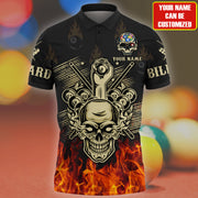Personalized Name Billiards 3D Shirt P300505