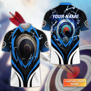 Archery Target Board Whirlpool Personalized Name 3D Shirt For Darts Player S260501