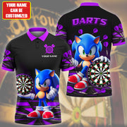 Personalized Name Sn Darts Purple Version All Over Printed Unisex Shirt Q030210