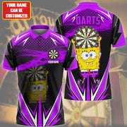 Personalized Name SS Darts Purple Version All Over Printed Unisex Shirt Q060201