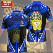 Personalized Name SS Darts Blue Version All Over Printed Unisex Shirt Q060201