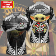 Personalized Name Yd Darts Black Version All Over Printed Unisex Shirt Q060707