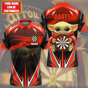 Personalized Name Yd Darts Red Version All Over Printed Unisex Shirt Q060707