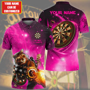 Personalized Name RC Gr Darts Pink Version All Over Printed Unisex Shirt Q090404