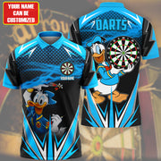 Personalized Name Dn Darts Teal Version All Over Printed Unisex Shirt Q101005