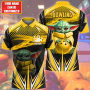 Personalized Name Yd Bowling Yellow Version All Over Printed Unisex Shirt Q120402