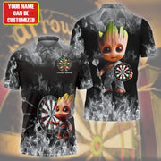 Personalized Name Black Gr Darts Fire All Over Printed Unisex Shirt Q130501