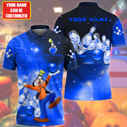 Personalized Name Blue Gf Bowling All Over Printed Unisex Shirt Q020501