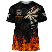 Personalized Name Death Darts All Over Printed Unisex Shirt Q150603