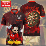 Personalized Name Mk Darts Q4 Red Version All Over Printed Unisex Shirt Q160302