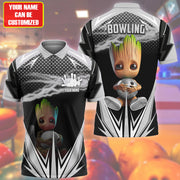 Personalized Name Gr Bowling Black Version All Over Printed Unisex Shirt Q160502