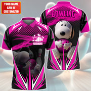 Personalized Name Snp Bowling Pink Version All Over Printed Unisex Shirt Q160503