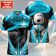 Personalized Name Snp Bowling Teal Version All Over Printed Unisex Shirt Q160503