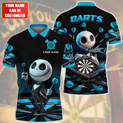 Personalized Name Teal Js Darts All Over Printed Unisex Shirt Q180603