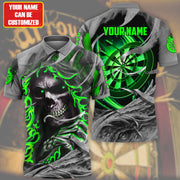 Personalized Name Green Reaper Darts All Over Printed Unisex Shirt Q181004