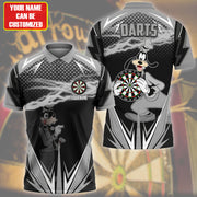 Personalized Name Gf Darts Q2 Black Version All Over Printed Unisex Shirt Q241005