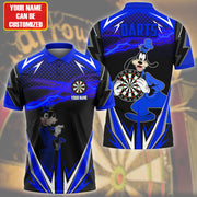 Personalized Name Gf Darts Q2 Blue Version All Over Printed Unisex Shirt Q241005