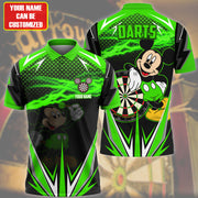 Personalized Name Mk Darts Green Version All Over Printed Unisex Shirt Q300823