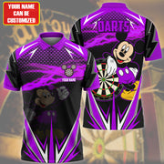 Personalized Name Mk Darts Purple Version All Over Printed Unisex Shirt Q300823