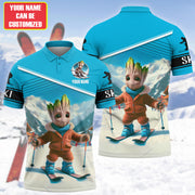 Personalized Name Gr Skiing All Over Printed Unisex Shirt QB290504