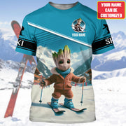 Personalized Name Gr Skiing All Over Printed Unisex Shirt QB290504