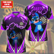 Personalized Name St Darts S10 Purple Version All Over Printed Unisex Shirt S050701