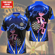 Personalized Name PP Darts Blue Version All Over Printed Unisex Shirt S100501