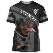 Personalized Name Rottweiler Dog 3D All Over Printed Unisex Shirt S140604