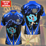 Personalized Name Gumball Darts Blue Version All Over Printed Unisex Shirt S150501