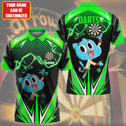 Personalized Name Gumball Darts Green Version All Over Printed Unisex Shirt S150501