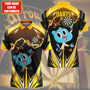 Personalized Name Gumball Darts Yellow Version All Over Printed Unisex Shirt S150501