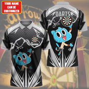 Personalized Name Gumball Darts Black Version All Over Printed Unisex Shirt S150501