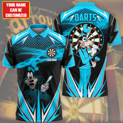 Personalized Name Gf Darts Teal Version All Over Printed Unisex Shirt S241012