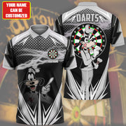 Personalized Name Gf Darts Black Version All Over Printed Unisex Shirt S241012